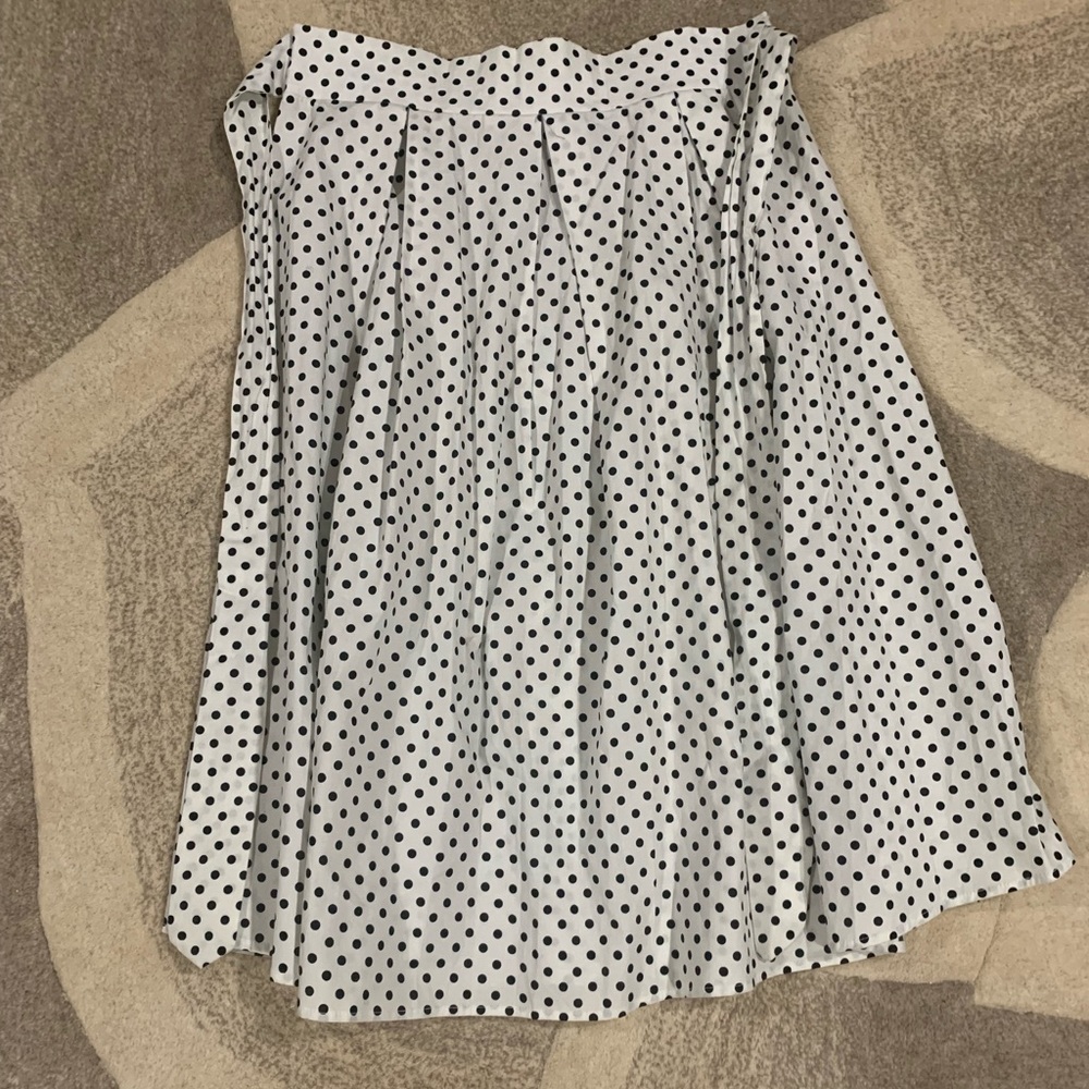Midi polka dot skirt
